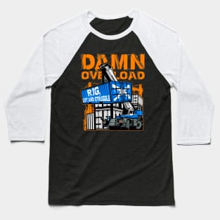 Mobile Crane Rig Baseball T-Shirt